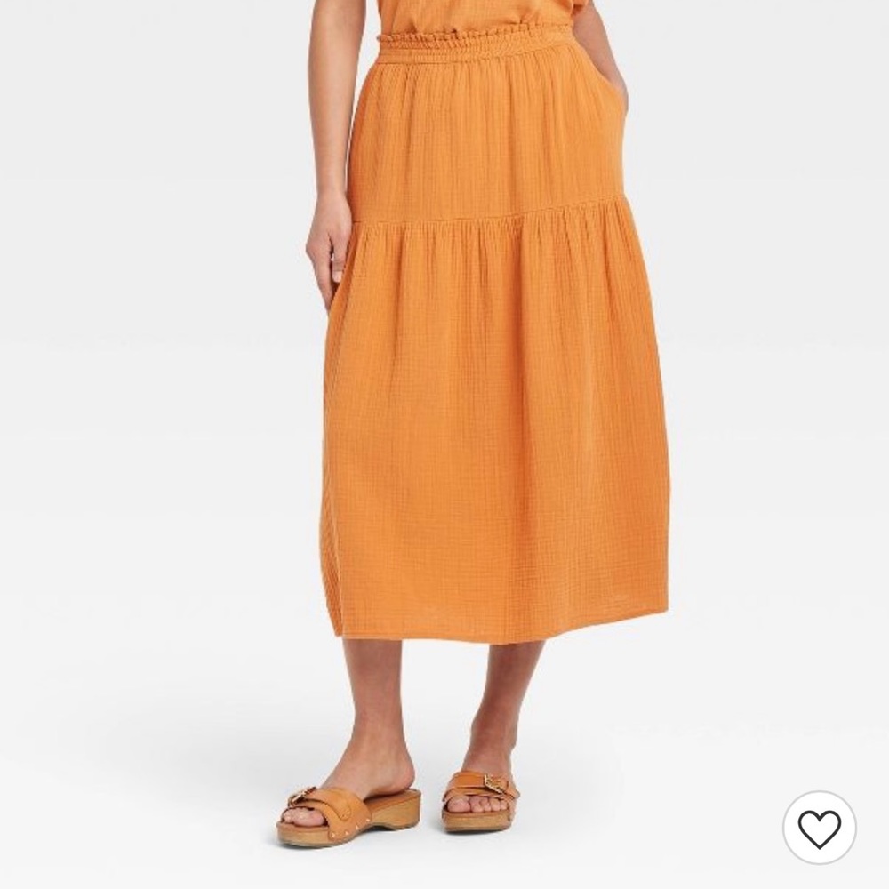 Universal Thread Tiered A-Line Skirt